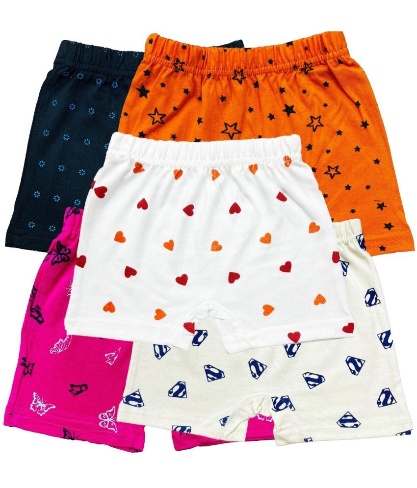     			Pack of 5 Diaz Cotton Girls Bloomers ( Multicolor ) KBLOOMERV3_CO5_30