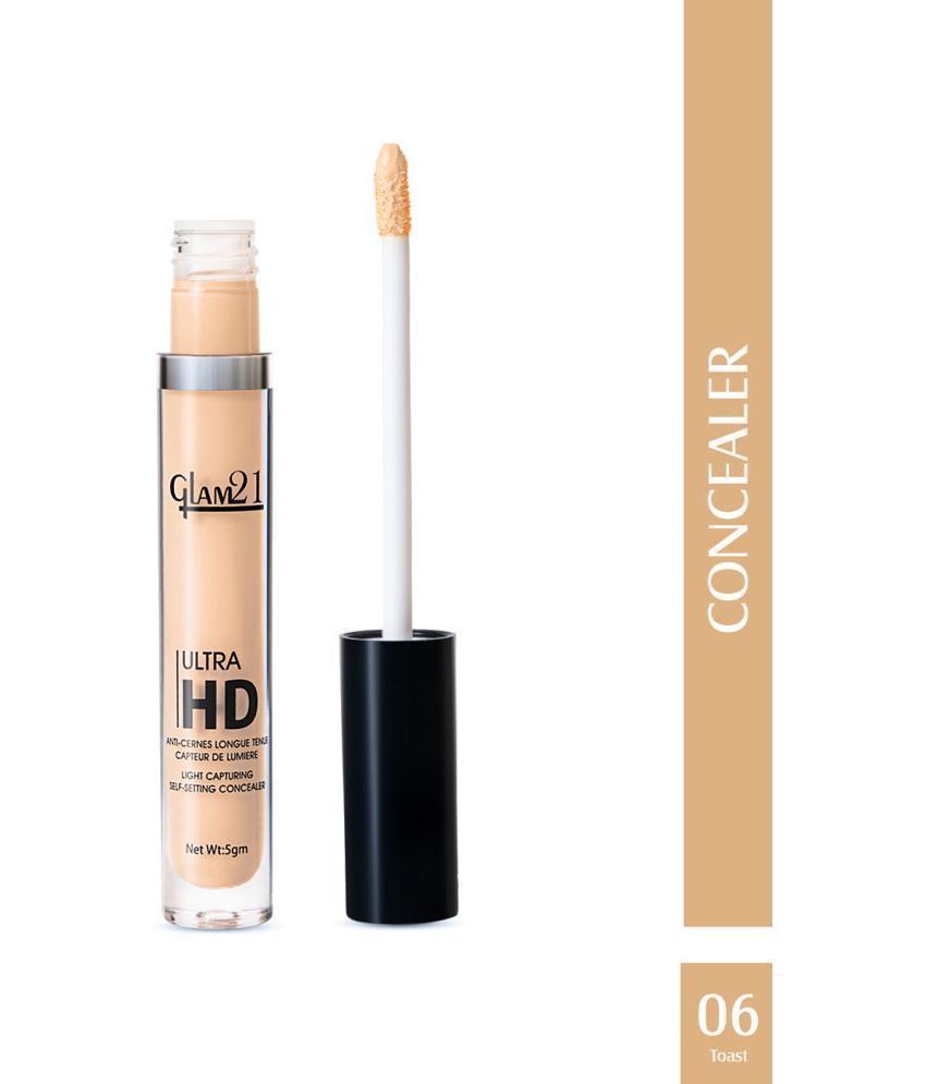     			Glam21 Ultra HD Liquid Concealer for HD Finish Non-sticky Longlasting Matte Look 5gm Shade-06