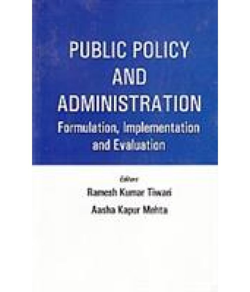     			Public Policy and Administration