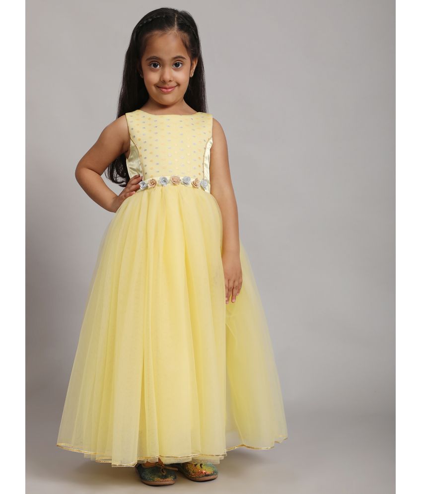     			Toy Balloon Kids Yellow Net Girls Gown ( Pack of 1 )