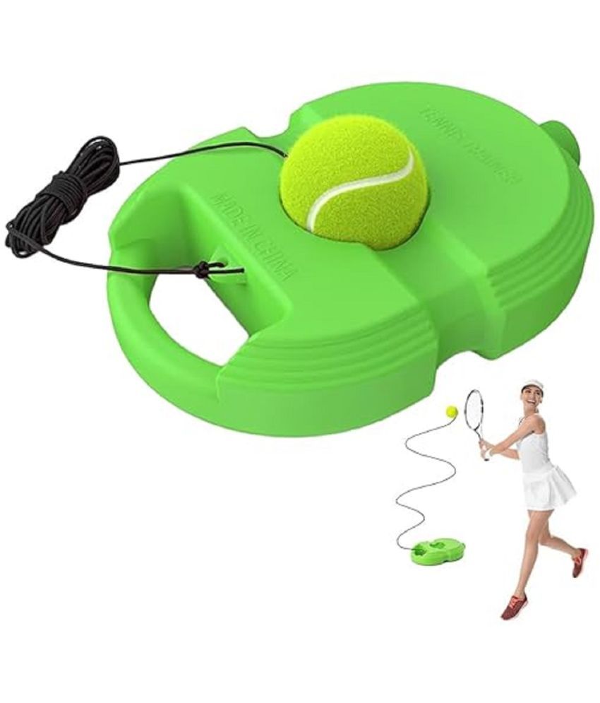     			sevriza Tennis Trainer Rebound Ball with String Solo Tennis Trainer Set Self Tennis Practice Ball with String Cricket Trainer Rebound