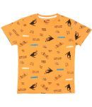 Bodycare Pack of 1 Boys Cotton T-Shirt ( Tangerine )