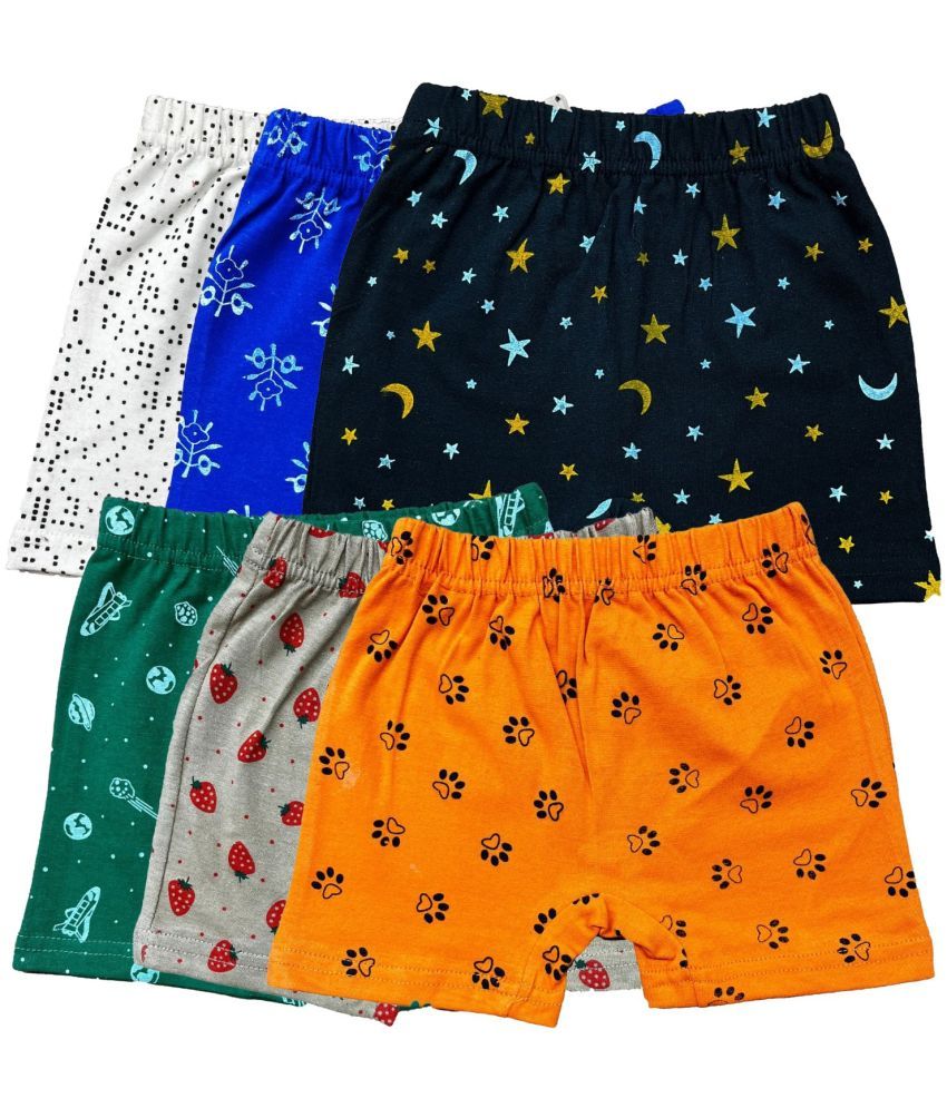     			Pack of 6 Diaz Cotton Girls Bloomers ( Multicolor ) KBLOOMERV4_CO6_7