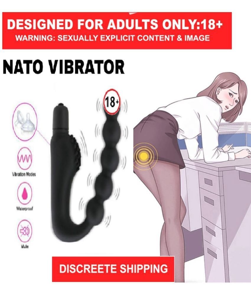     			Vibrating Anal Beads Nato Plug, Remote Control Dildo Vibrator Sex Toy for Men, Women or Couples BY KaMVeDa