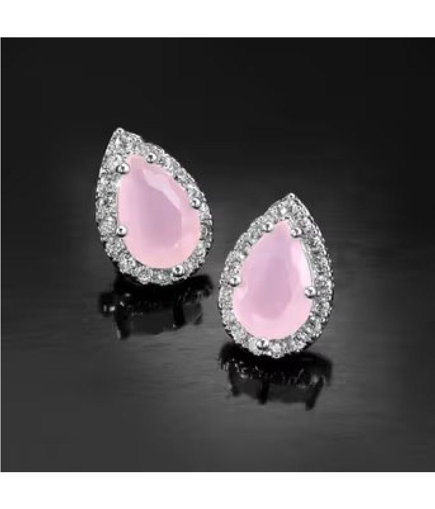     			MGSV Pink Stud Earrings ( Pack of 1 )