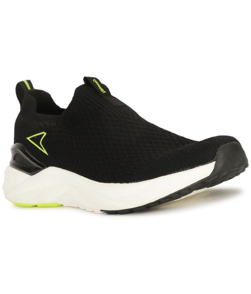     			Power Black Men's Sports Running Shoes