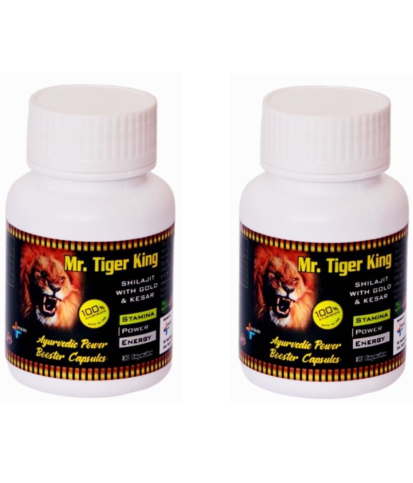     			Syan Deals Mr. Tiger King Capsule 30 no.s Pack of 2 (For Men only)