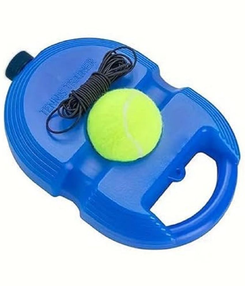     			Tennis Trainer Device with Rebound Tennis Ball 3 Stringed Tennis Balls Tennis Trainer Starters Solo Training Tennis Training Device Outdoor Sport Tennis Training Kit for Teens, Adults