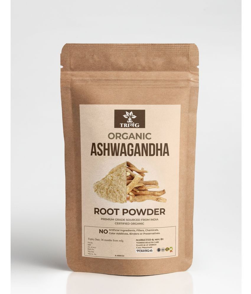     			Trivang Organic Ashwagandha Powder (227 Gram) -withania Somnifera From Nagauri Ashwagandh Ayurvedic Herbal Supplement That Promotes Vitality & Strength - Support For Stress-free Life