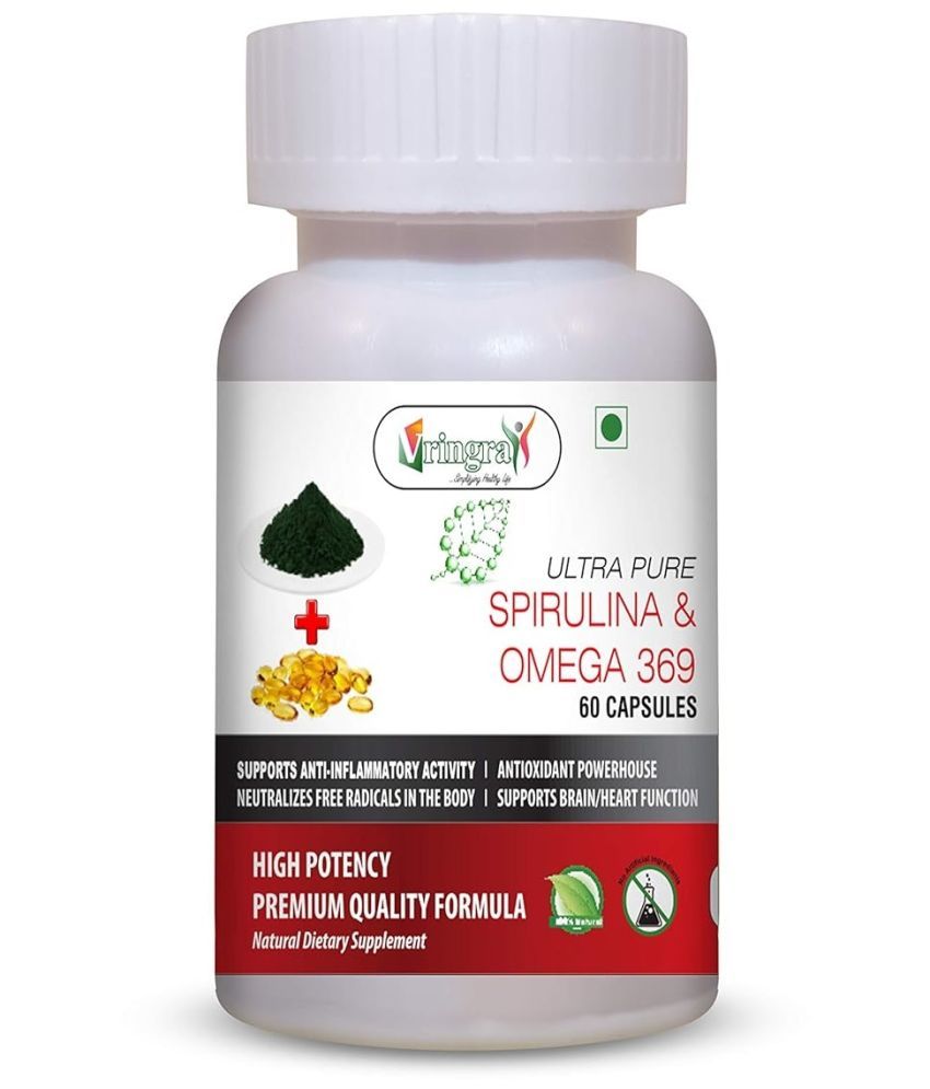     			Vringra OMEGA 369 & SPIRULINA - Omega Fatty Acids Capsule ( Pack of 1 )