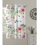 Oasis Hometex Floral Room Darkening Eyelet Curtain 5 ft ( Pack of 1 ) - Multicolor