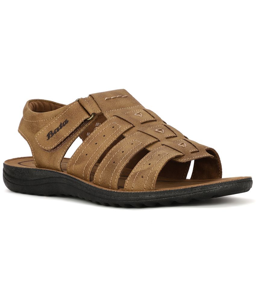     			Bata - Tan Men's Sandals