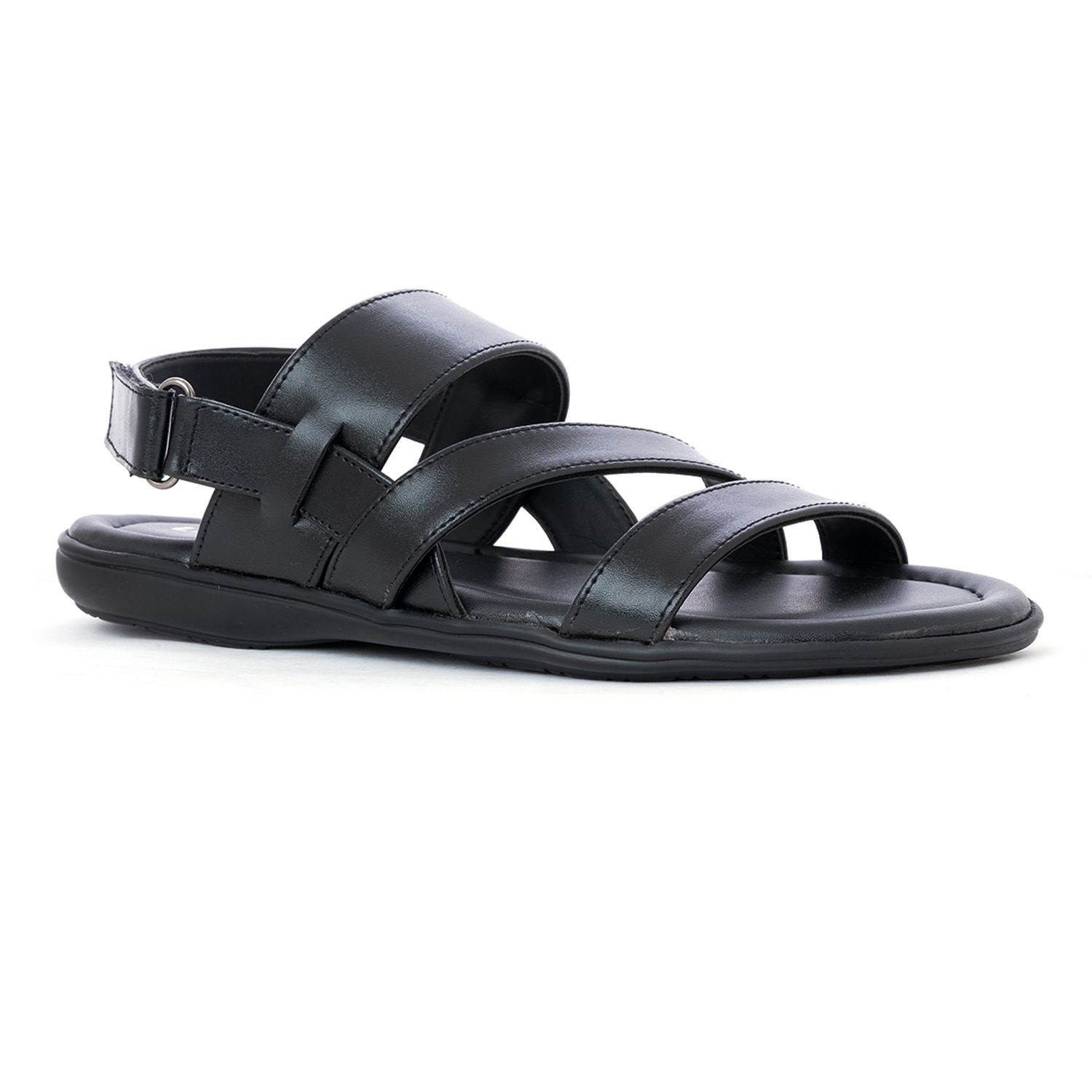     			KHADIM - Black Men's Sandals