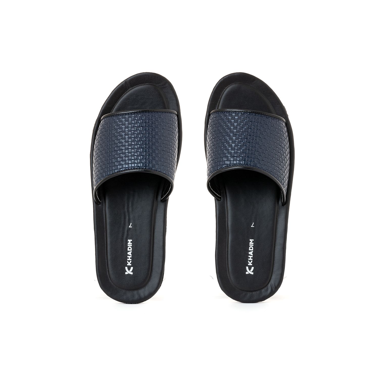     			KHADIM - Navy Men's Sandals