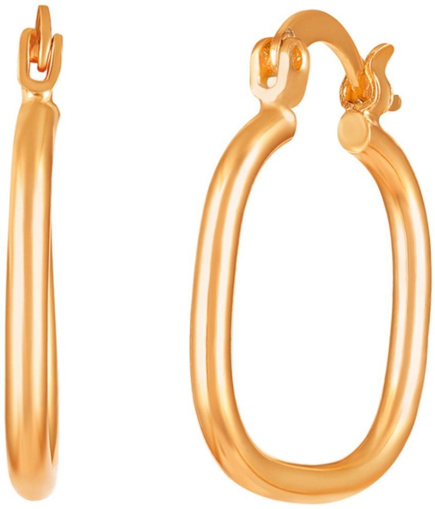     			LUV FASHION Rose Gold Drop Earrings ( Pack of 1 )