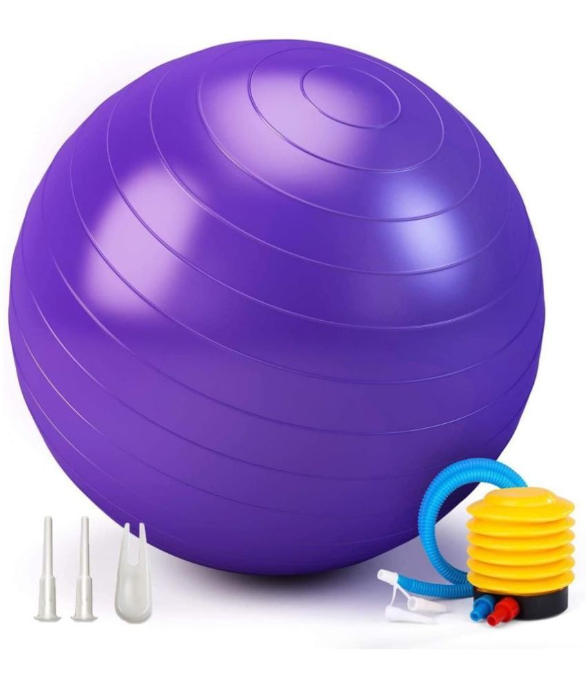     			Manogyam Extra Thick Exercise Ball Yoga Ball for Workout  Stability,Anti-Burst and Slip Resistant Swiss Ball with Pump for Yoga, Pilates, Fitness,Birthing,Physical Therapy