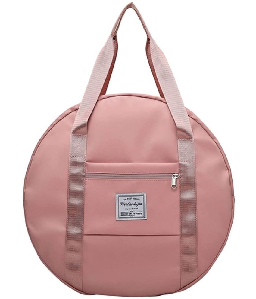     			NAMRA 10 Ltrs Pink Fabric Duffle Bag