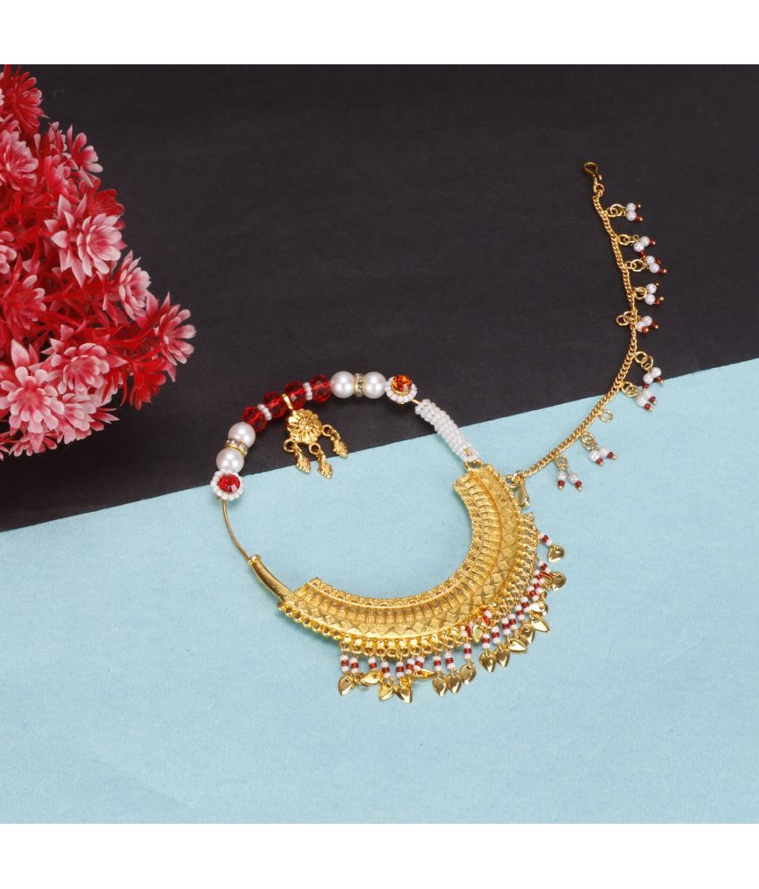     			OZ Jewels Gold-Plated Beautiful Uttarakhand Pahadi & Garhwal Nath