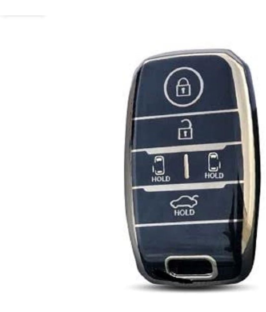     			Style Smith TPU Premium Car Key Cover Compatible with Kia Carnival 5 Button Smart Key