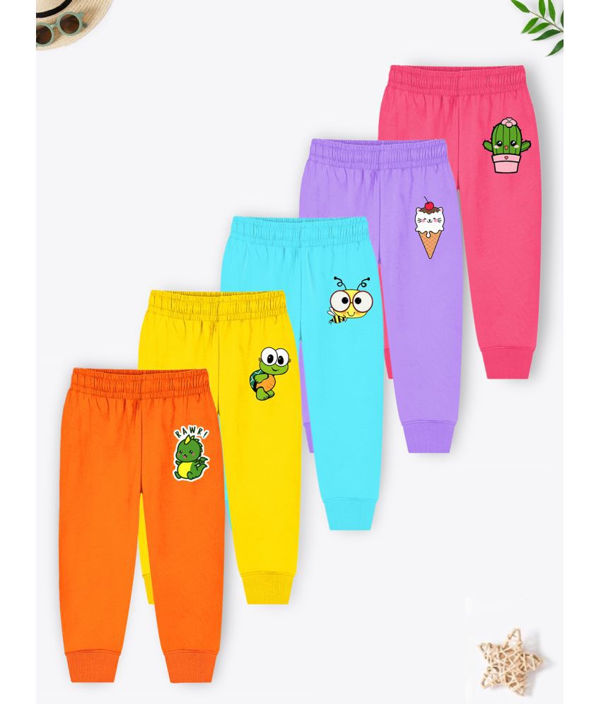     			Trampoline Multicolor Cotton Blend Girls Pyjamas Pack of 5