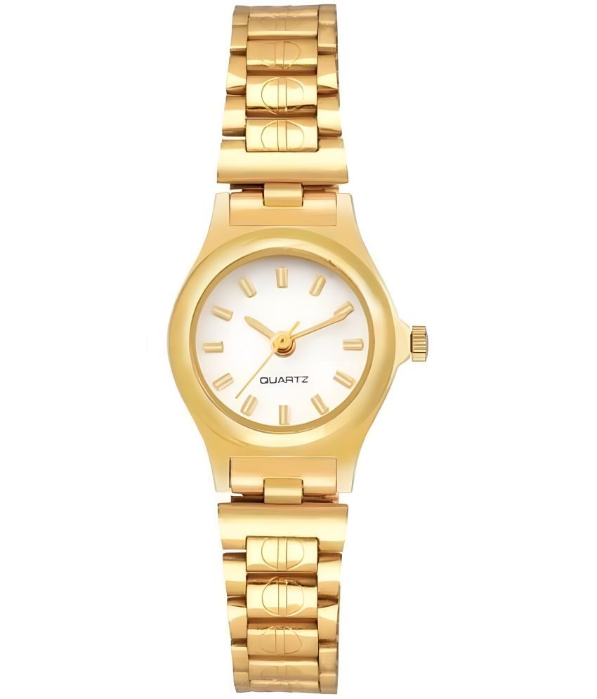     			Viser Gold Metal Analog Womens Watch