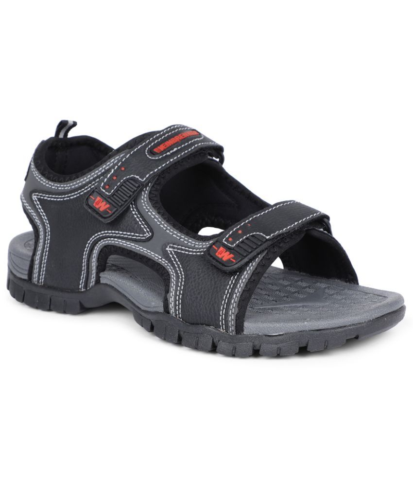     			WEINBRENNER BY BATA - Black Men's Floater Sandals