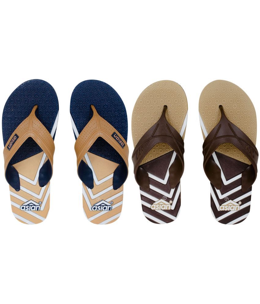     			ASIAN Tan Men's Daily Slipper