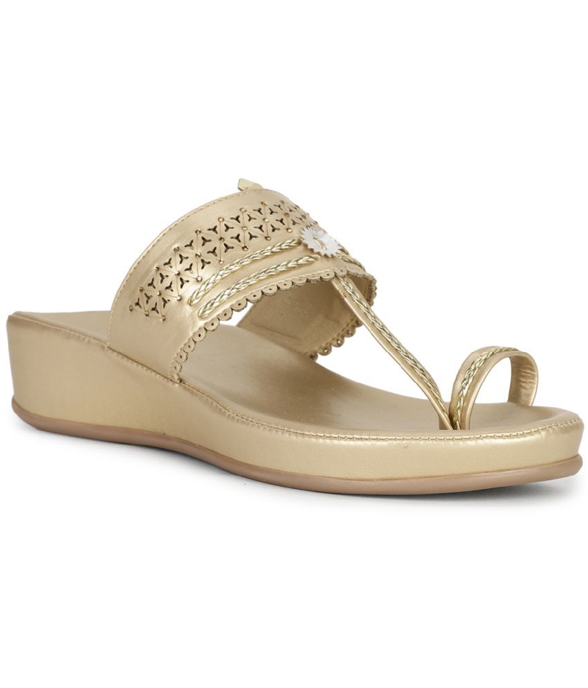     			Bata Gold Women's Sandal Heels