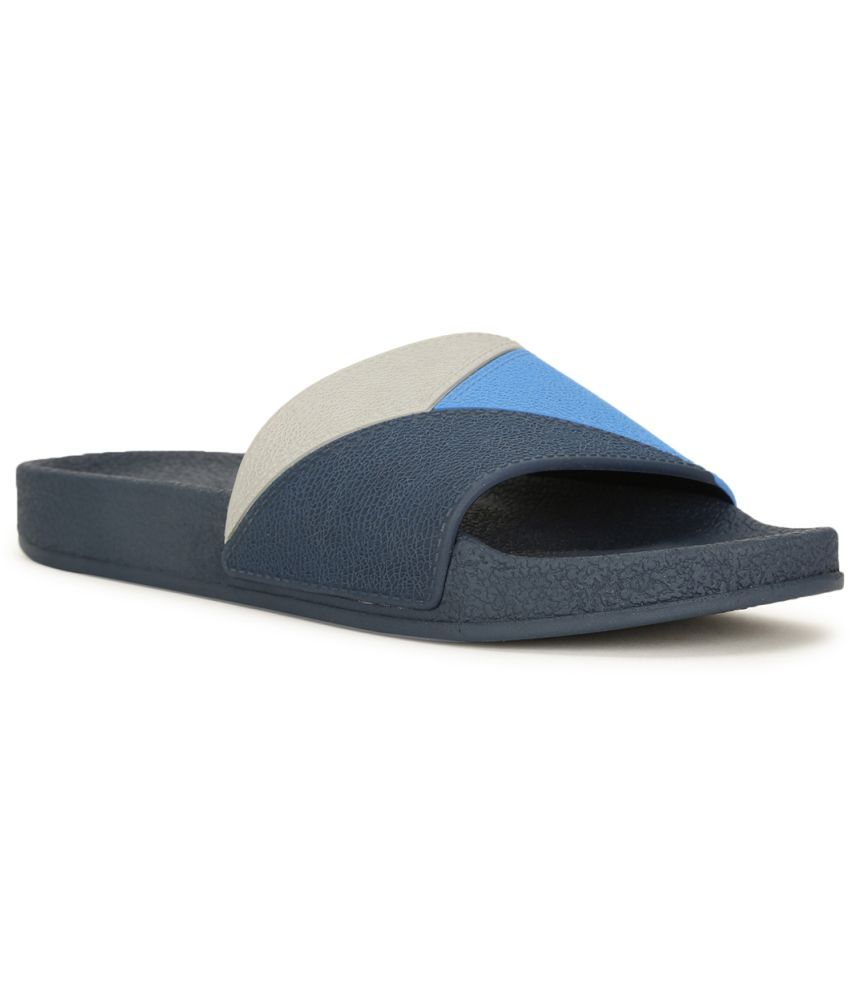     			Bata Navy Blue Women's Slide