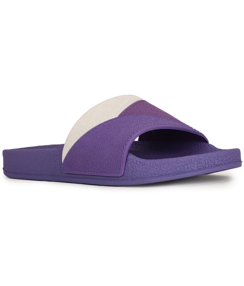     			Bata Purple Women's Slide