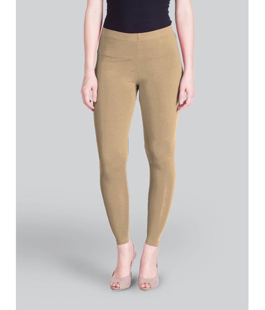     			LYRA - Olive Cotton Women's Leggings ( Pack of 1 )