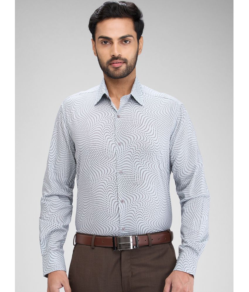     			Raymond Cotton Blend Regular Fit Full Sleeves Men's Formal Shirt - Grey ( Pack of 1 )