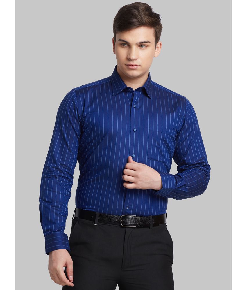     			Raymond Cotton Regular Fit Full Sleeves Men's Formal Shirt - Blue ( Pack of 1 )