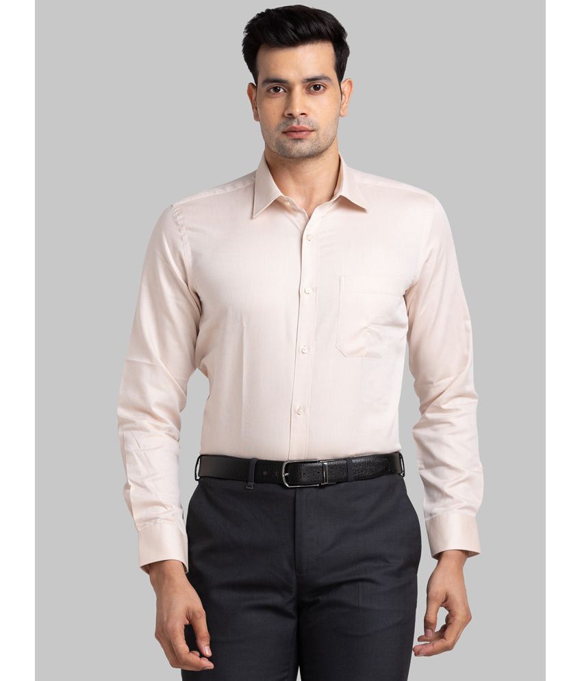     			Raymond Cotton Regular Fit Full Sleeves Men's Formal Shirt - Beige ( Pack of 1 )