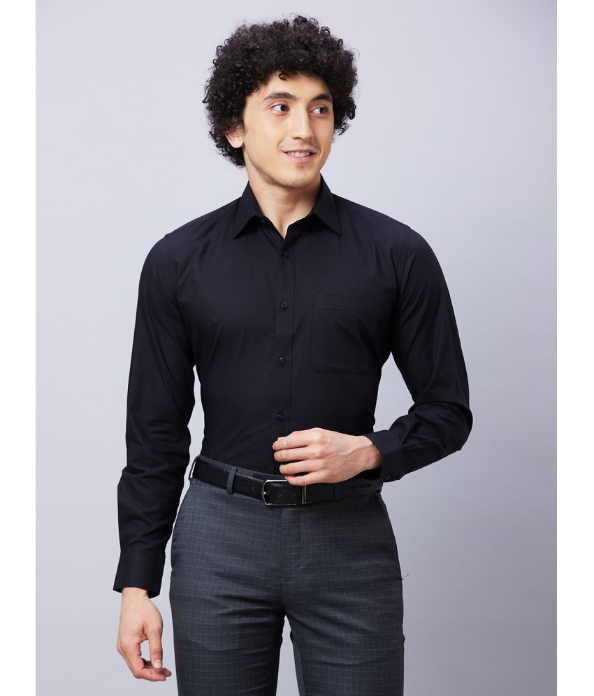     			Raymond Cotton Regular Fit Full Sleeves Men's Formal Shirt - Black ( Pack of 1 )