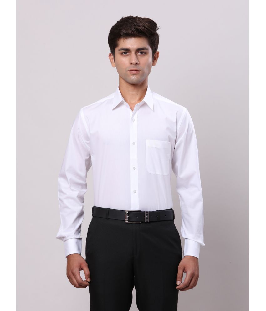     			Raymond Cotton Regular Fit Full Sleeves Men's Formal Shirt - White ( Pack of 1 )