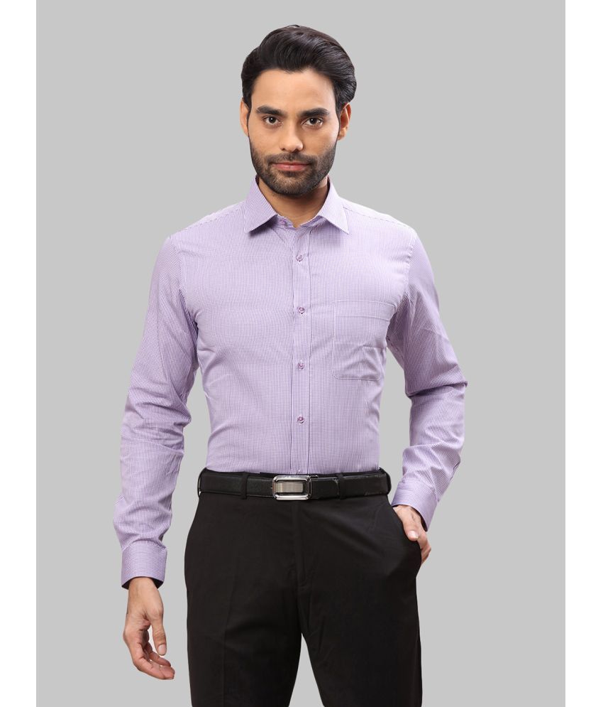     			Raymond Cotton Slim Fit Full Sleeves Men's Formal Shirt - Purple ( Pack of 1 )