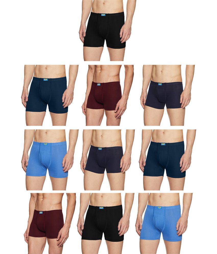     			Amul comfy Multicolor Cotton Men's Trunks ( Pack of 10 )