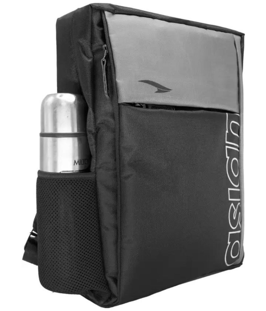     			ENSAC Black Polyster Backpack