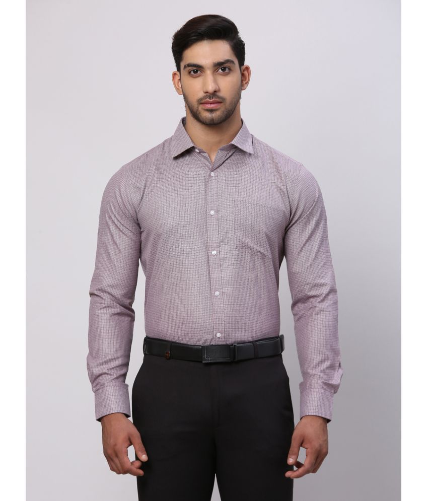     			Park Avenue Cotton Blend Slim Fit Full Sleeves Men's Formal Shirt - Maroon ( Pack of 1 )