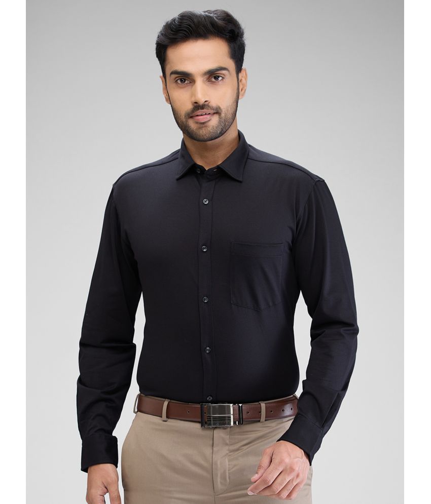     			Park Avenue Cotton Blend Slim Fit Full Sleeves Men's Formal Shirt - Black ( Pack of 1 )