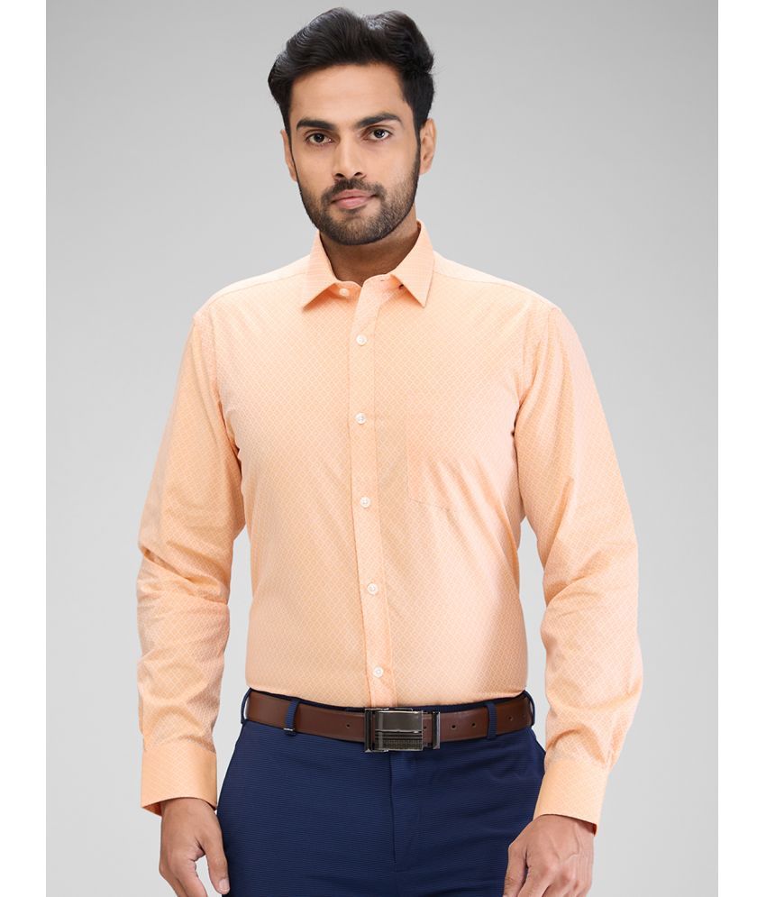     			Park Avenue Cotton Regular Fit Full Sleeves Men's Formal Shirt - Orange ( Pack of 1 )