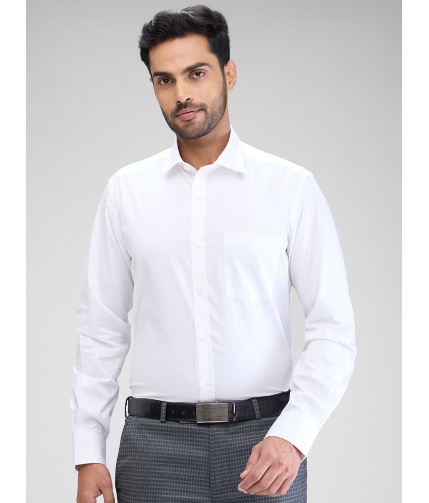     			Park Avenue Cotton Regular Fit Full Sleeves Men's Formal Shirt - White ( Pack of 1 )