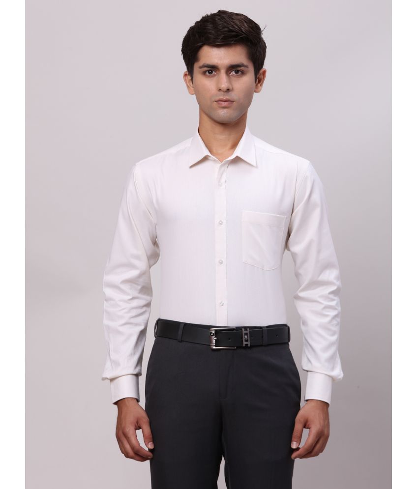     			Park Avenue Cotton Slim Fit Full Sleeves Men's Formal Shirt - White ( Pack of 1 )