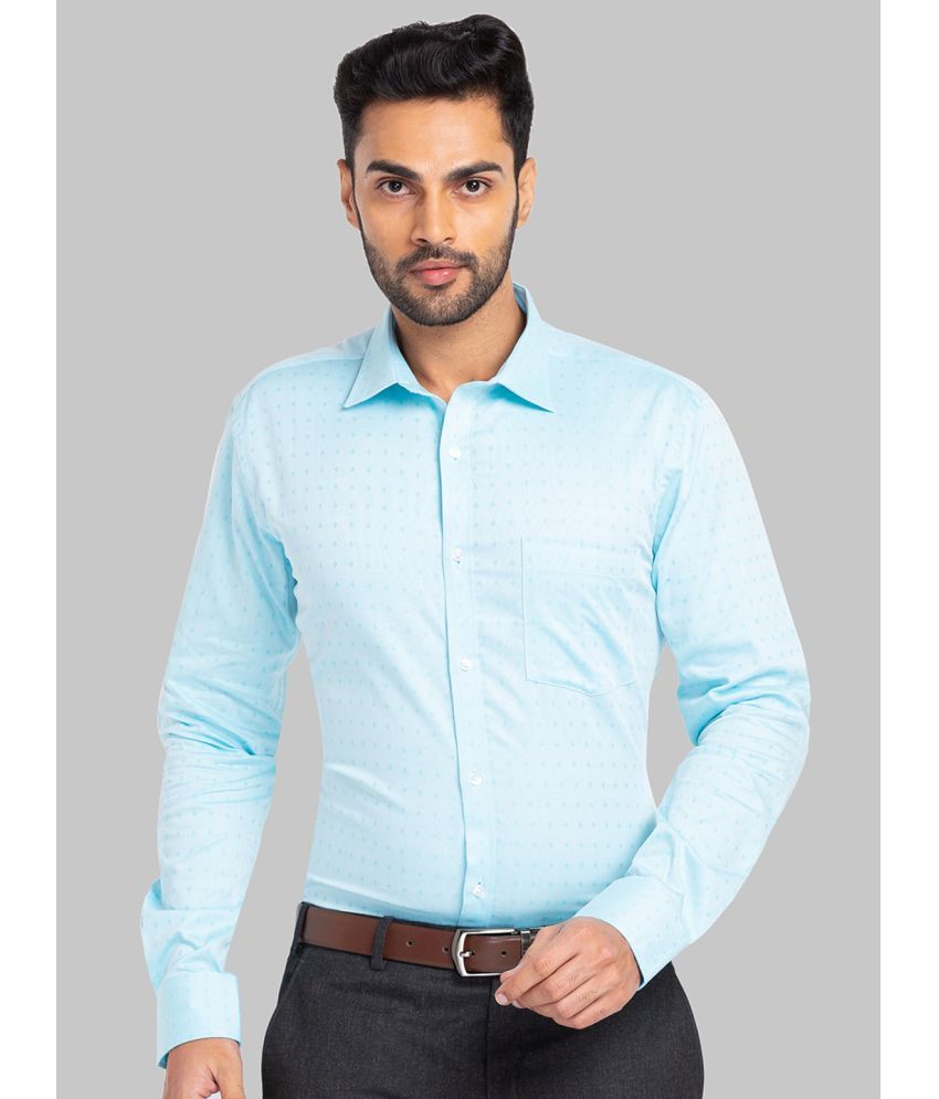     			Park Avenue Cotton Slim Fit Full Sleeves Men's Formal Shirt - Blue ( Pack of 1 )