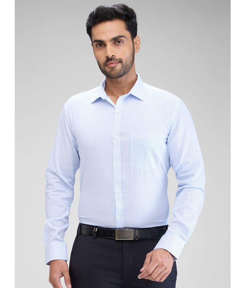     			Park Avenue Cotton Slim Fit Full Sleeves Men's Formal Shirt - Blue ( Pack of 1 )