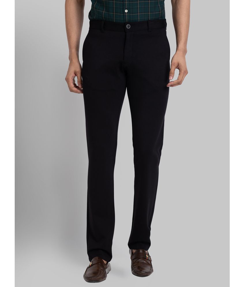     			Parx Tapered Flat Men's Chinos - Black ( Pack of 1 )