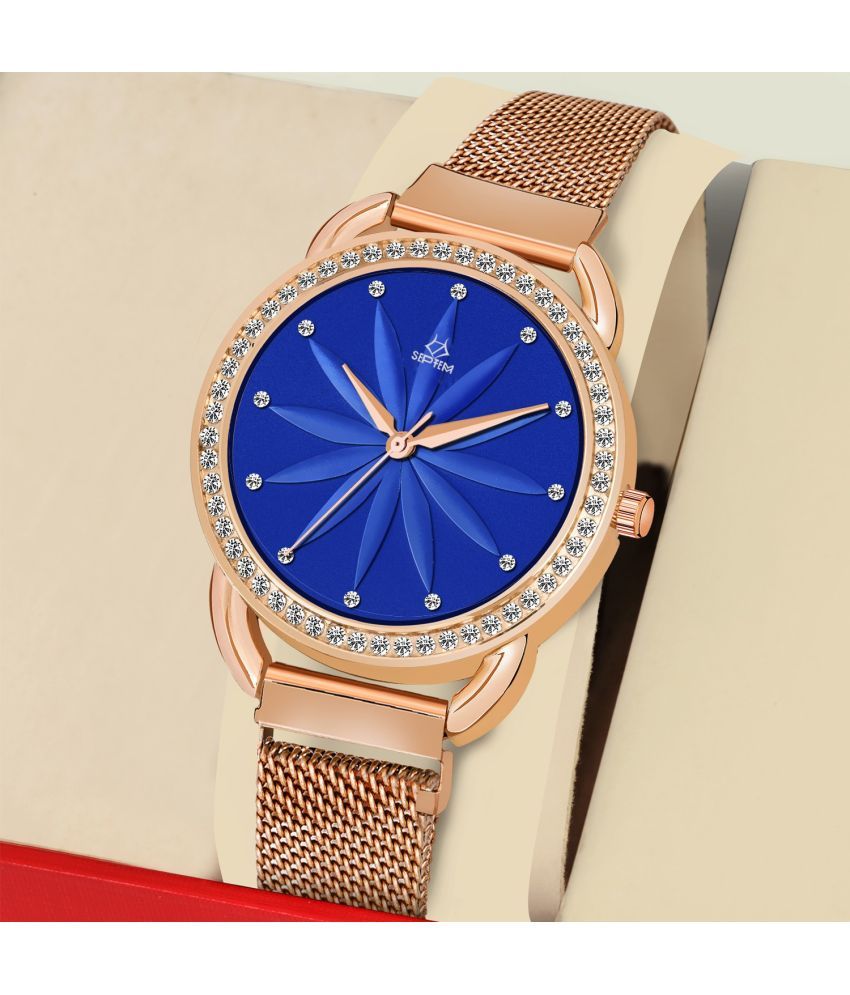     			Septem Rose Gold Metal Analog Men's Watch