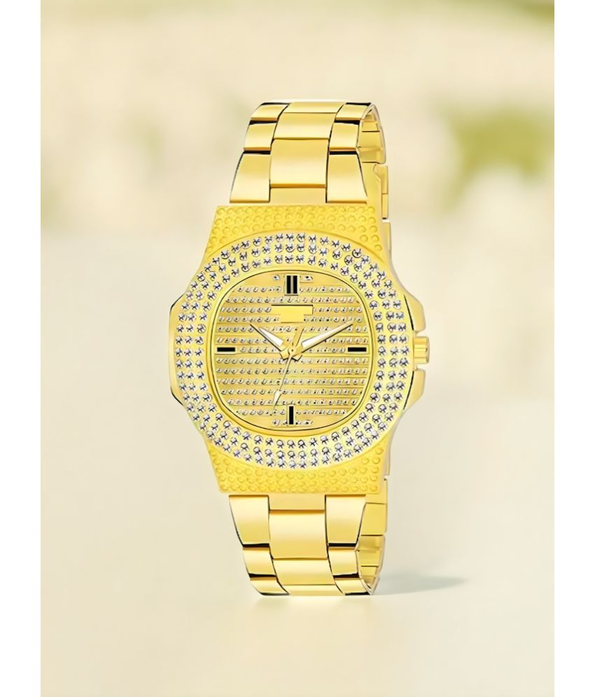     			DECLASSE Gold Metal Analog Men's Watch