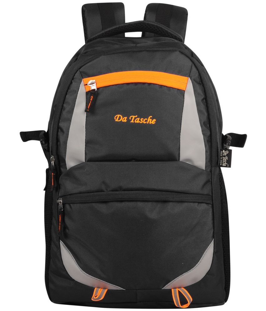     			Da Tasche Black Polyester Backpack For Kids